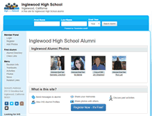Tablet Screenshot of inglewoodhighschool.org
